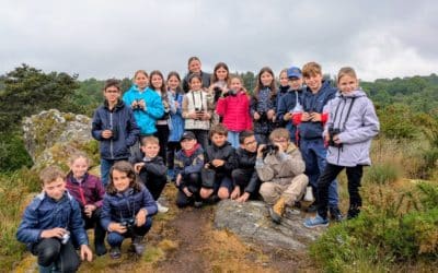 Les CM1 et les CM2 à la découverte de la vallée du Canut à Lassy.
